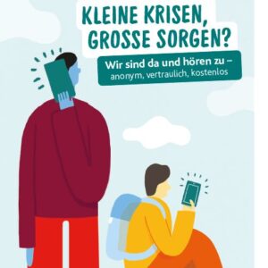 Kleine Krisen, grosse Sorgen? Wir sind da und hören zu - anonym, vertraulich, kostenlos
